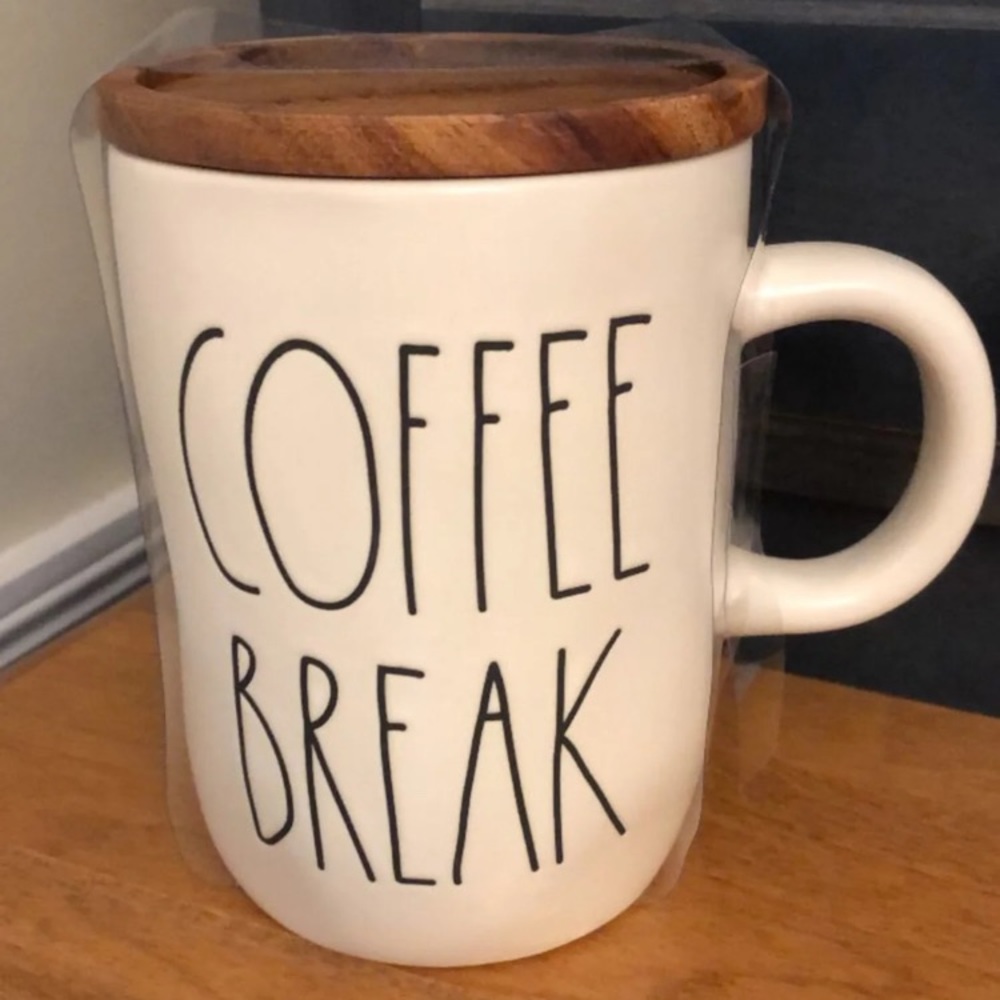Rae Dunn Coffee mug and coaster